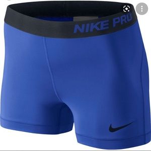 Blue Nike Women’s Pro Short